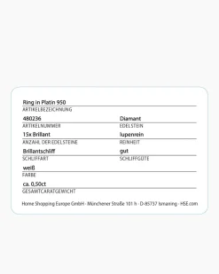 Brillantring 0,50 ct