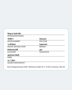 Brillantring 1,00 ct