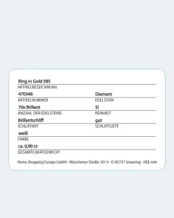 Brillantring 0,90 ct