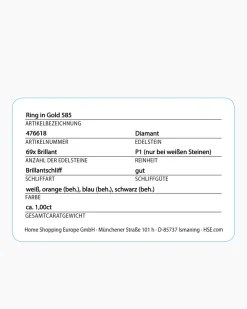 Brillantring 1,00 ct