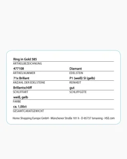 Brillantring 1,0 ct