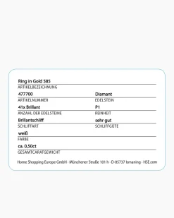 Brillantring 0,50 ct