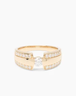 Brillantring 0,75 ct