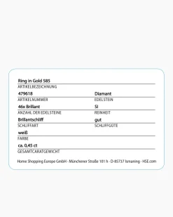 Brillantring 0,45 ct