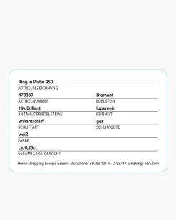 Brillantring 0,25 ct
