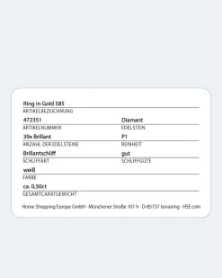 Brillantring 0,50 ct