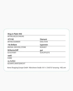 Brillantring 0,25 ct