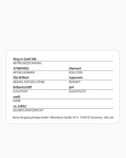 Brillantring 0,80 ct