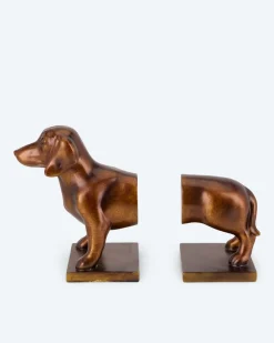 Buchstützen "Dackel", 2er Set