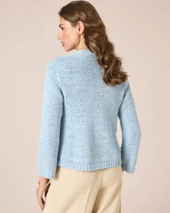 Cardigan aus Bändchengarn