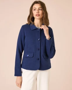 Cardigan aus Ottoman Jersey