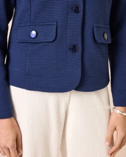 Cardigan aus Ottoman Jersey