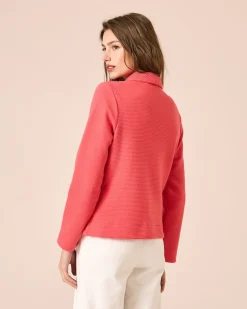 Cardigan aus Ottoman Jersey