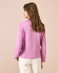 Cardigan aus Ottoman Jersey