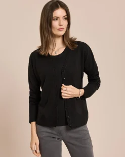 Cardigan Cashmere Feeling langarm