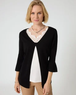 Cardigan im 2-in-1-Design