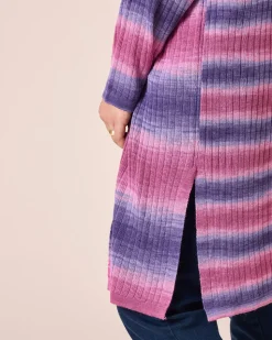 Cardigan mit Farbverlauf