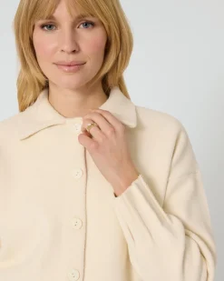 Cardigan mit Hemdkragen