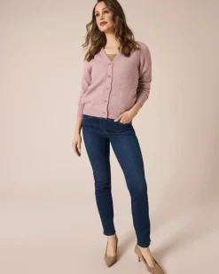 Cardigan mit Schleifenknöpfen
