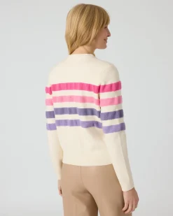 Cardigan mit Streifen
