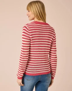 Cardigan mit Streifen
