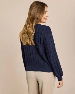 Cardigan mit Struktur
