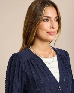 Cardigan mit Struktur