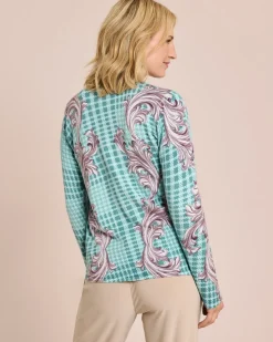 Classic Pullover Karo-Ornamentmuster