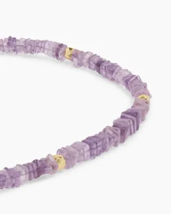 Collier aus Amethyst & Hämatit
