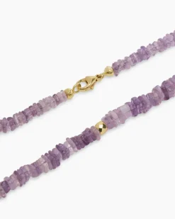 Collier aus Amethyst & Hämatit