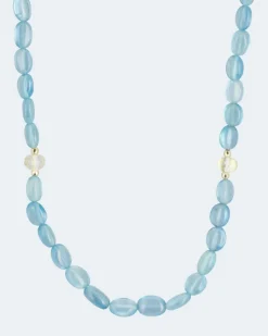 Collier aus Aquamarin