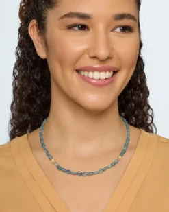 Collier aus Aquamarin