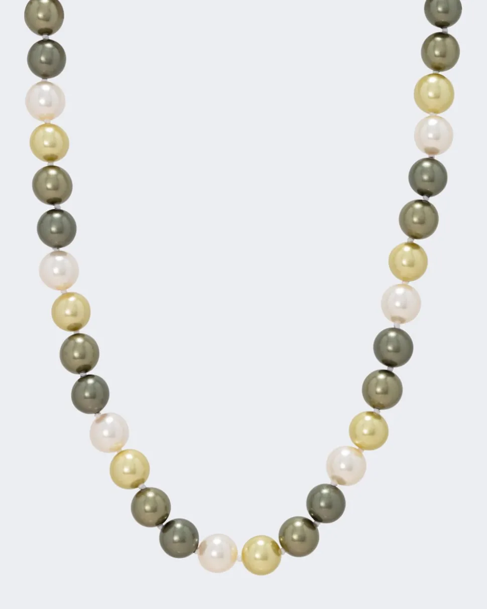 Collier aus MK-Perlen 11 mm