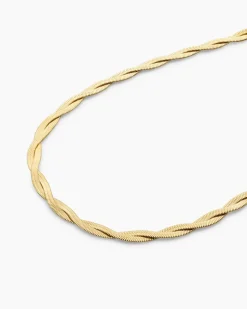 Collier im Flechtdesign