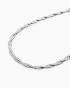 Collier im Flechtdesign