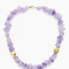 Collier mit Amethyst und Pyrit