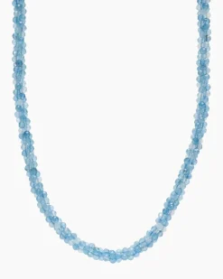 Collier mit Aquamarin