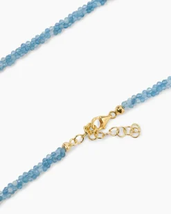 Collier mit Aquamarin
