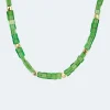 Collier mit Bernstein und Hämatit