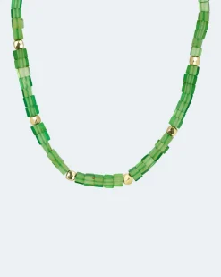 Collier mit Bernstein und Hämatit