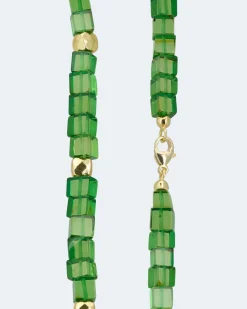 Collier mit Bernstein und Hämatit