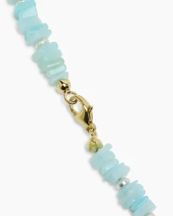 Collier mit blauem Opal