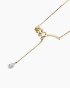Collier mit Glasstein