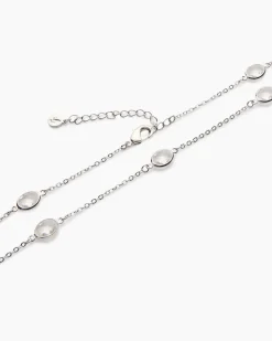 Collier mit Glassteinen