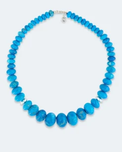 Collier mit Howlith und Hämatit
