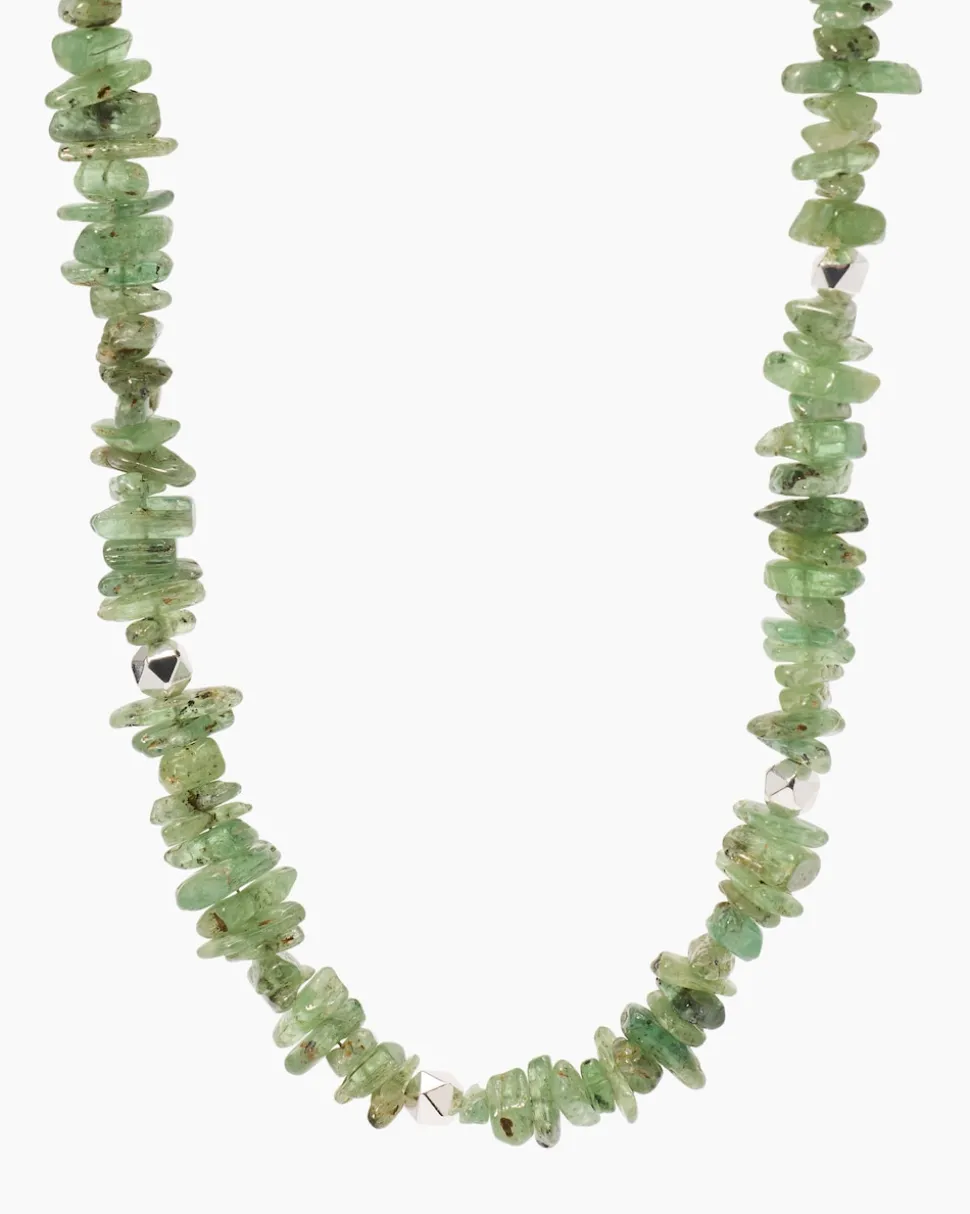 Collier mit Kyanit und Hämatit