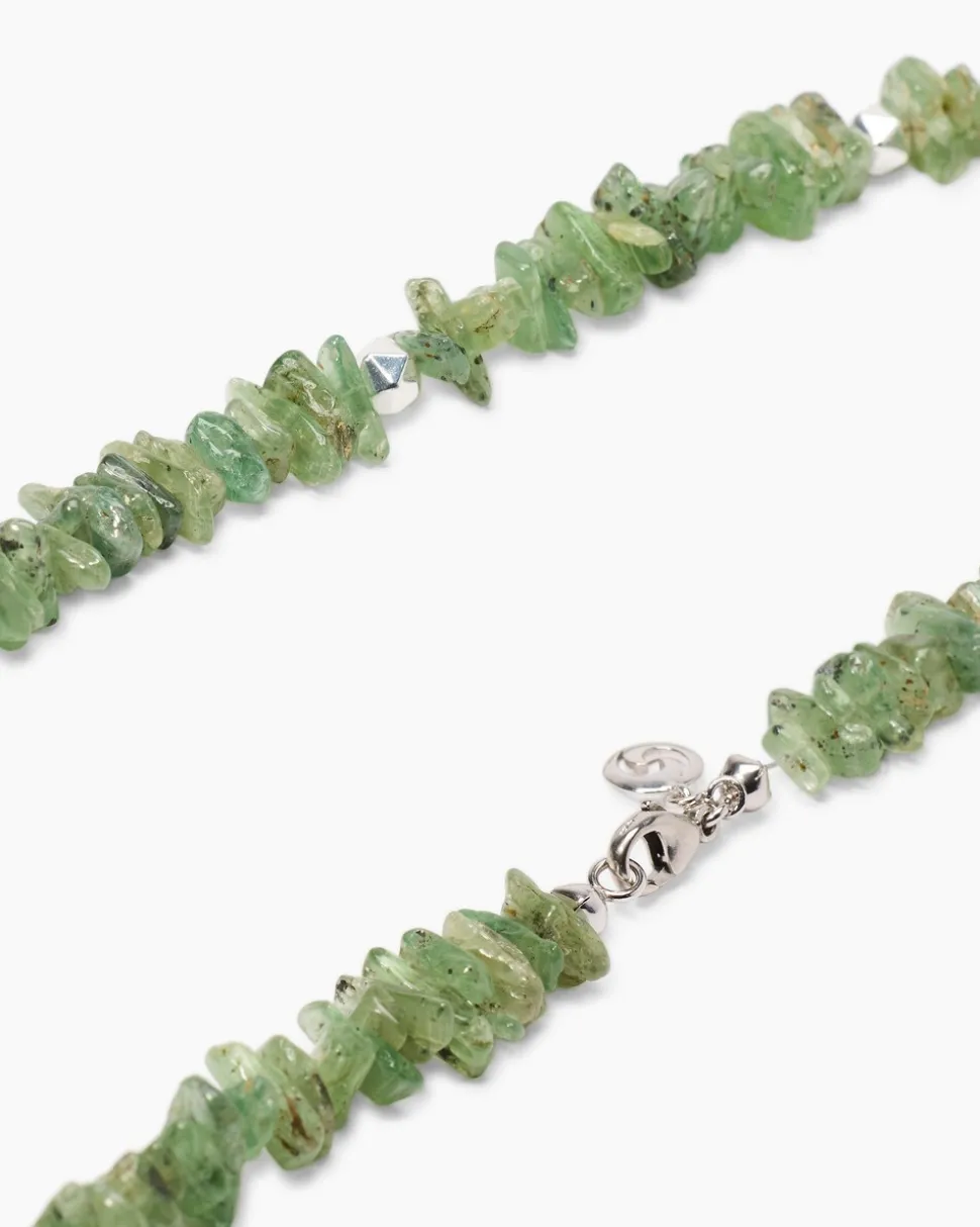 Collier mit Kyanit und Hämatit
