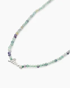 Collier mit love-Schriftzug