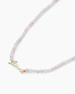 Collier mit love-Schriftzug
