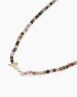 Collier mit love-Schriftzug